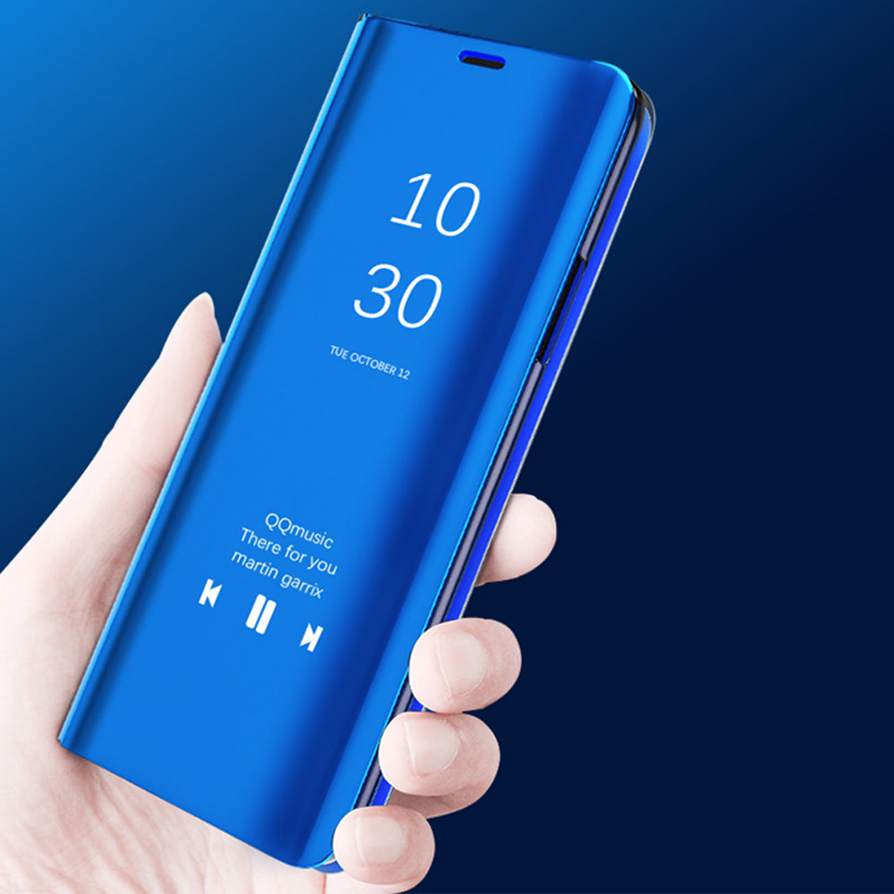 Vertical Bracket Mirror Mobile Phone Case Anti-Fall Hard Shell for One plus 6