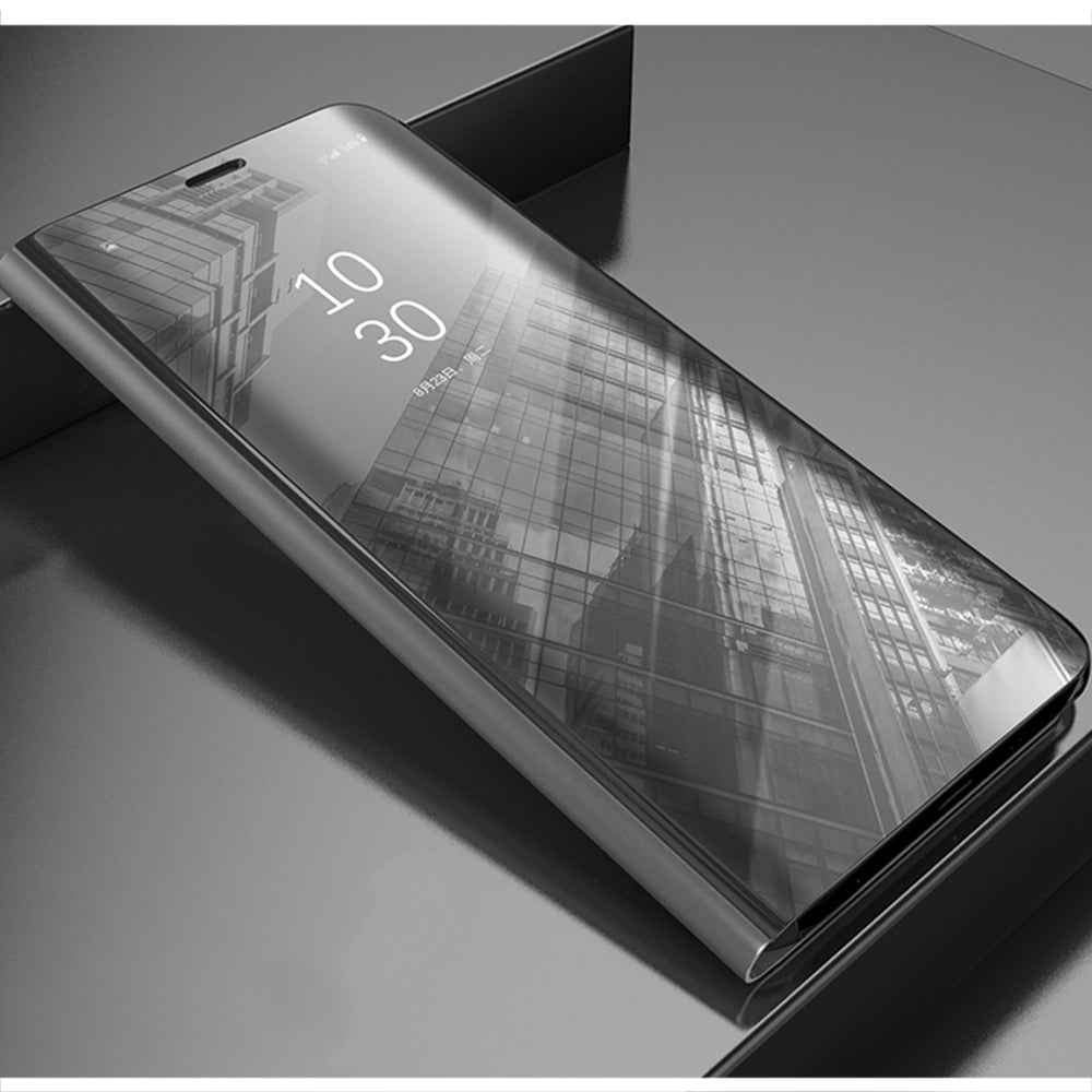 Vertical Bracket Mirror Mobile Phone Case Anti-Fall Hard Shell for One plus 6