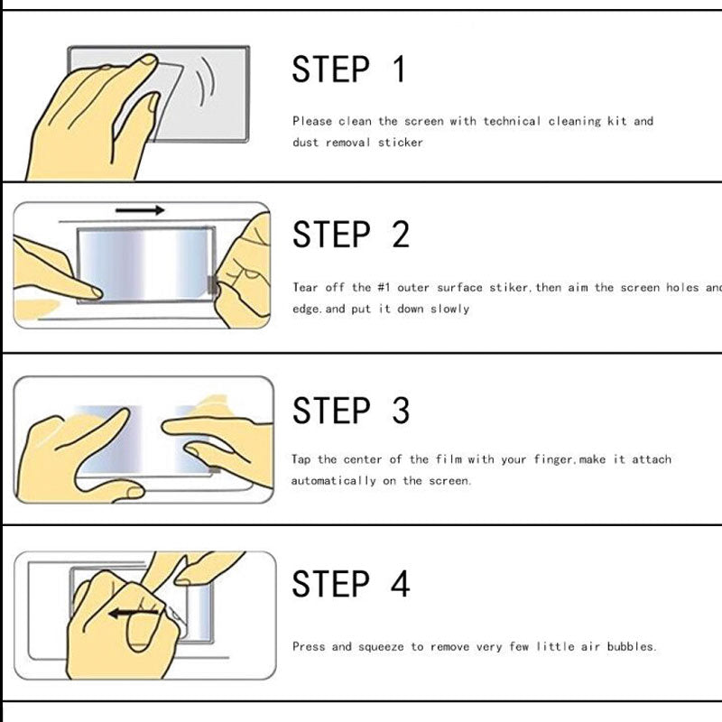 Anti-Scraches Glossy Film For Lenovo Tablet Screen Protectors Film