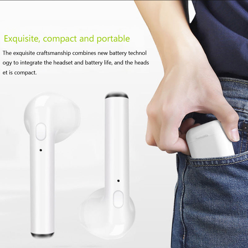 i7s tws Mini  Bluetooth Earphone Stereo Earbud Headset Wireless Headphones and Charging Box Mic For iphone Android airpod xiaomi
