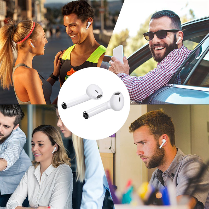 i7s tws Mini  Bluetooth Earphone Stereo Earbud Headset Wireless Headphones and Charging Box Mic For iphone Android airpod xiaomi