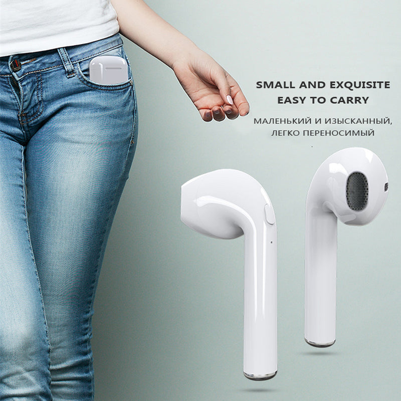 i7s tws Mini  Bluetooth Earphone Stereo Earbud Headset Wireless Headphones and Charging Box Mic For iphone Android airpod xiaomi