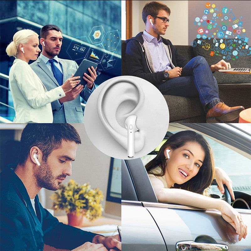 i7s tws Mini  Bluetooth Earphone Stereo Earbud Headset Wireless Headphones and Charging Box Mic For iphone Android airpod xiaomi