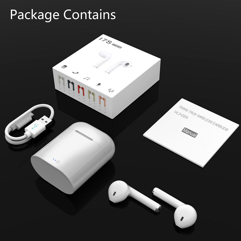 i7s tws Mini  Bluetooth Earphone Stereo Earbud Headset Wireless Headphones and Charging Box Mic For iphone Android airpod xiaomi