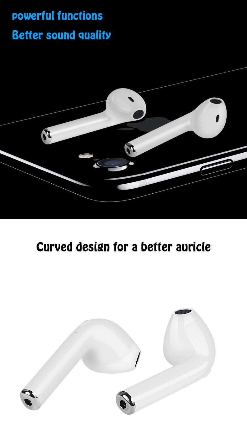 i7s tws Mini  Bluetooth Earphone Stereo Earbud Headset Wireless Headphones and Charging Box Mic For iphone Android airpod xiaomi