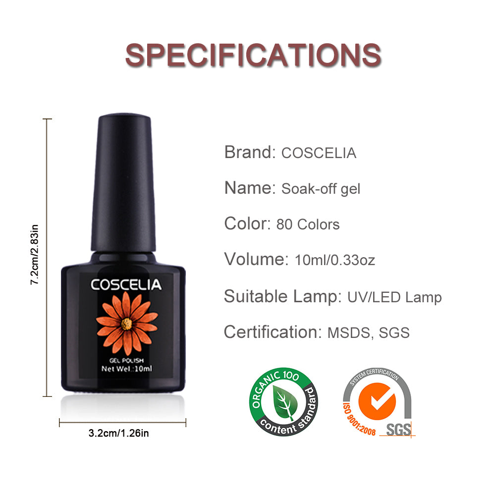 Gel Nail Polish Set 10pcs Nail Gel Varnish 36WLED Nail Curing lamp Nail Art Manicure Tools