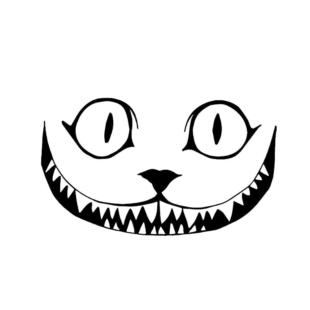 Funny Cartoon Animal Smile Face Car Decor Sticker Halloween Reflective Decal