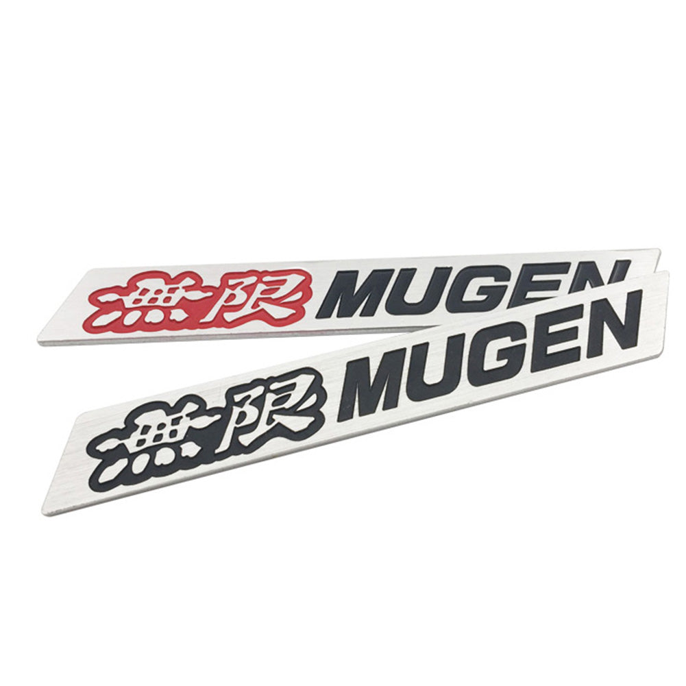 Mugen Letters Car Styling Sticker Decal 3D Metal Badge Emblem Decor for Honda