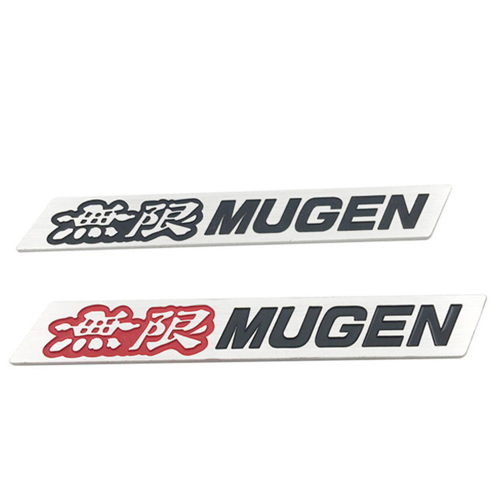Mugen Letters Car Styling Sticker Decal 3D Metal Badge Emblem Decor for Honda