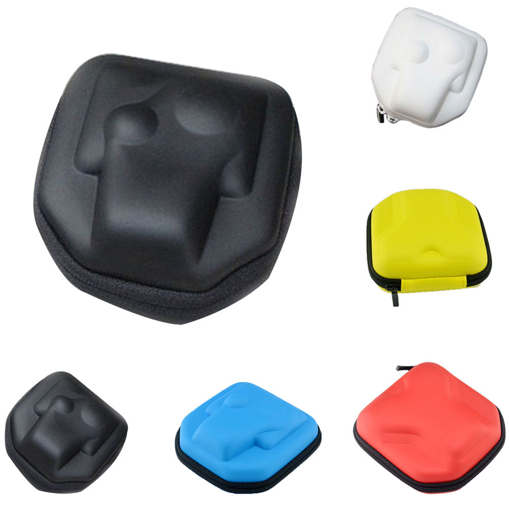 Portable Faux Leather Dust-proof Zipper Camera Storage Bag Case for GoPro SJCAM