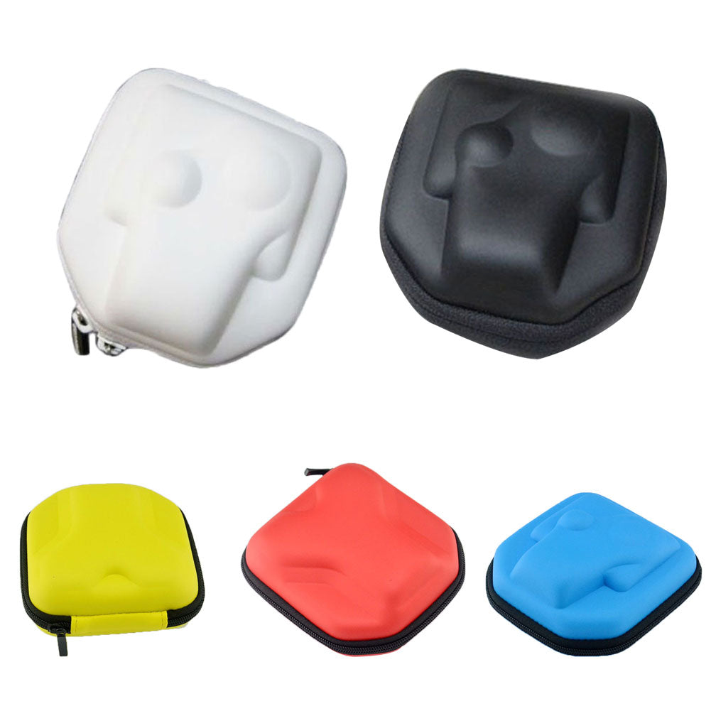 Portable Faux Leather Dust-proof Zipper Camera Storage Bag Case for GoPro SJCAM