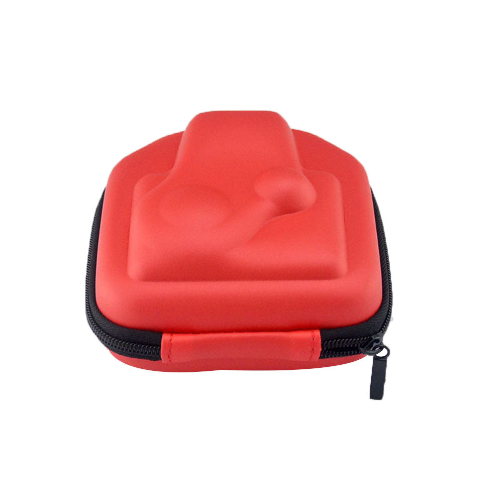 Portable Faux Leather Dust-proof Zipper Camera Storage Bag Case for GoPro SJCAM