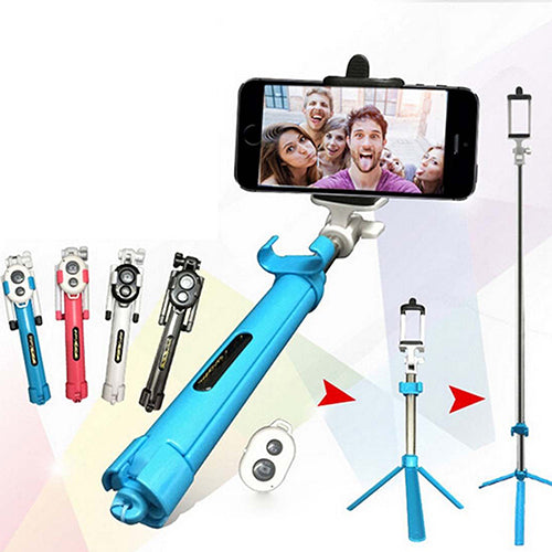 Extendable Handheld Selfie Stick Tripod Bluetooth Remote Shoot for All Phone