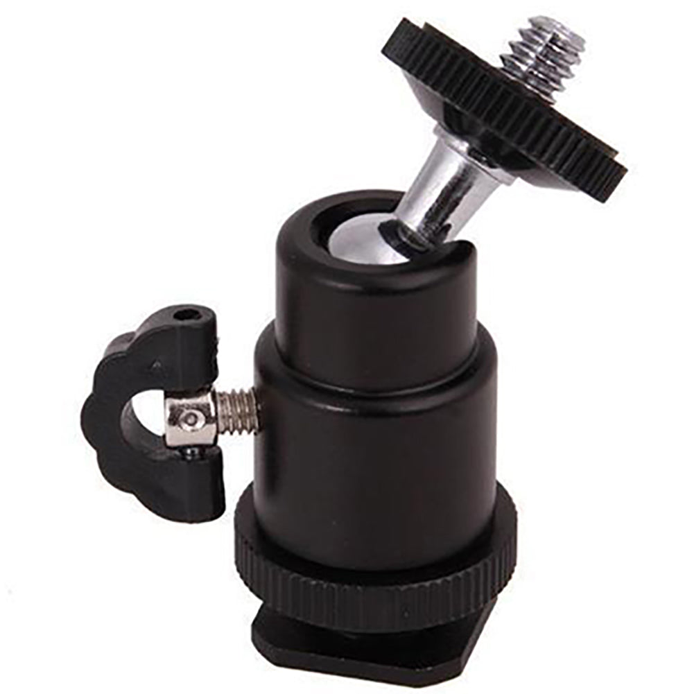 Mini Cradle Ball Head Holder with Lock Camera Tripod LED Light Bracket Mount