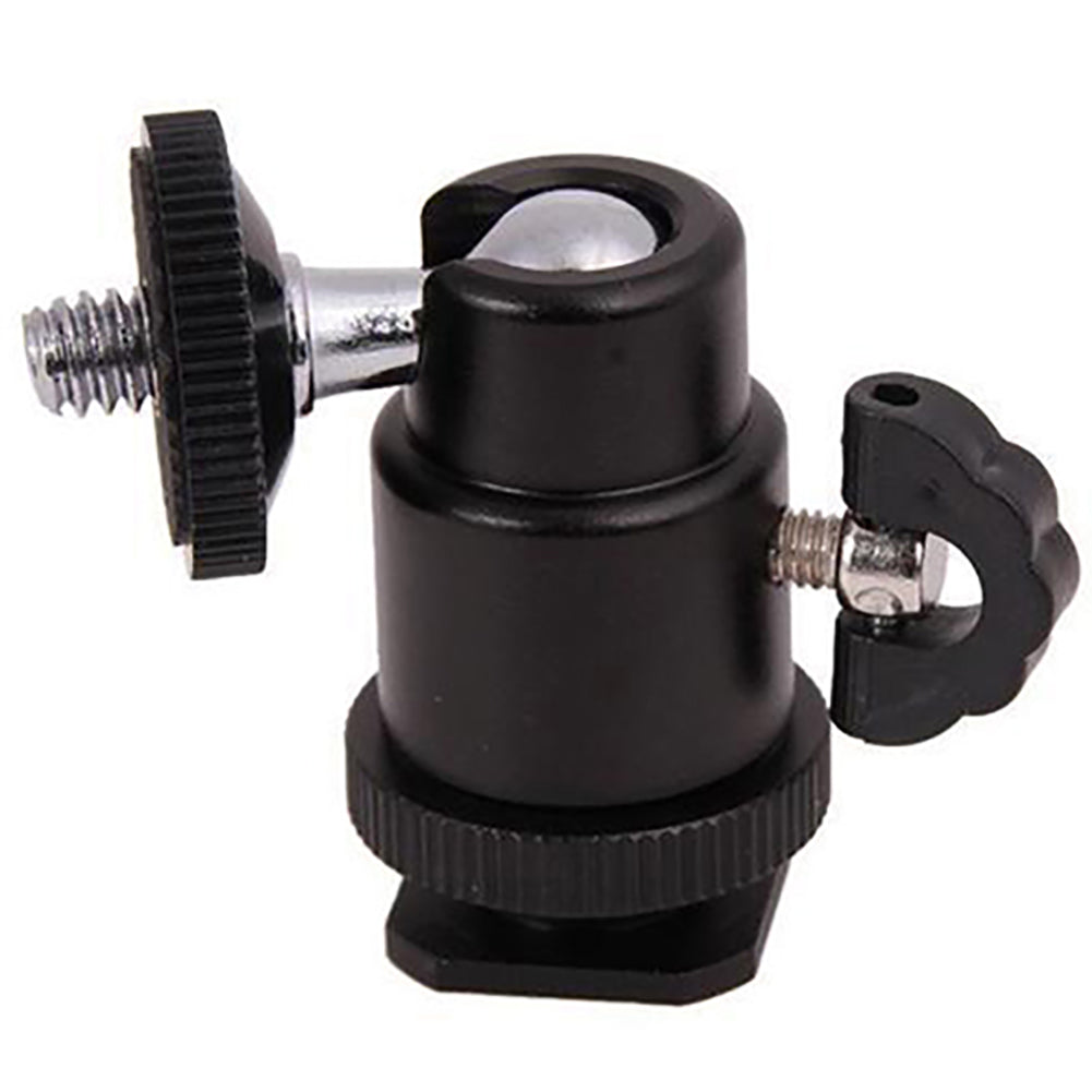 Mini Cradle Ball Head Holder with Lock Camera Tripod LED Light Bracket Mount