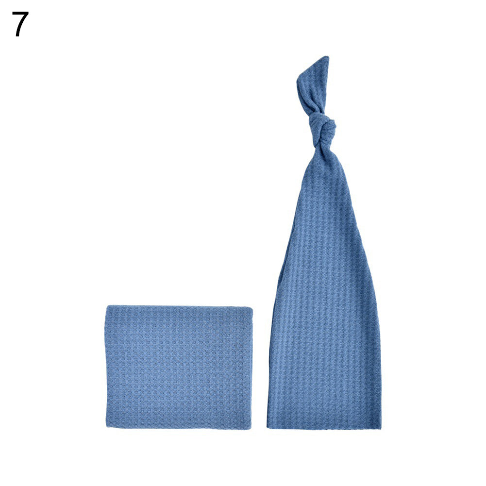 2Pcs/Set Newborn Baby Soft Knitted Wraps Long Tail Cap Studio Photography Props