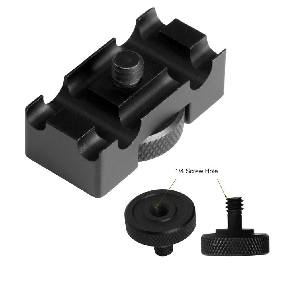 Aluminum Alloy Tether Holder Cable Lock Clip Clamp Mount Adapter for DSLR Camera