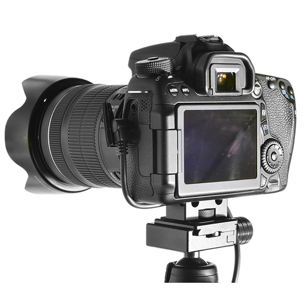 Aluminum Alloy Tether Holder Cable Lock Clip Clamp Mount Adapter for DSLR Camera