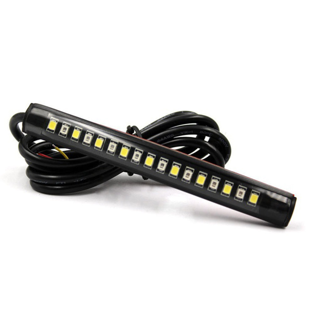 Flexible Motorcycle 17LED Light Strip Rear Tail Brake Stop Turn Signal Lamp Bar