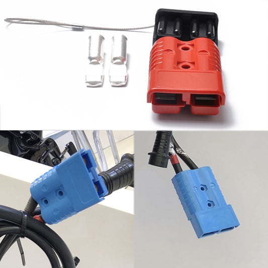2Pcs Car Vehicle 175A 600V Battery Winch Power Trailer Plug Quick Connector