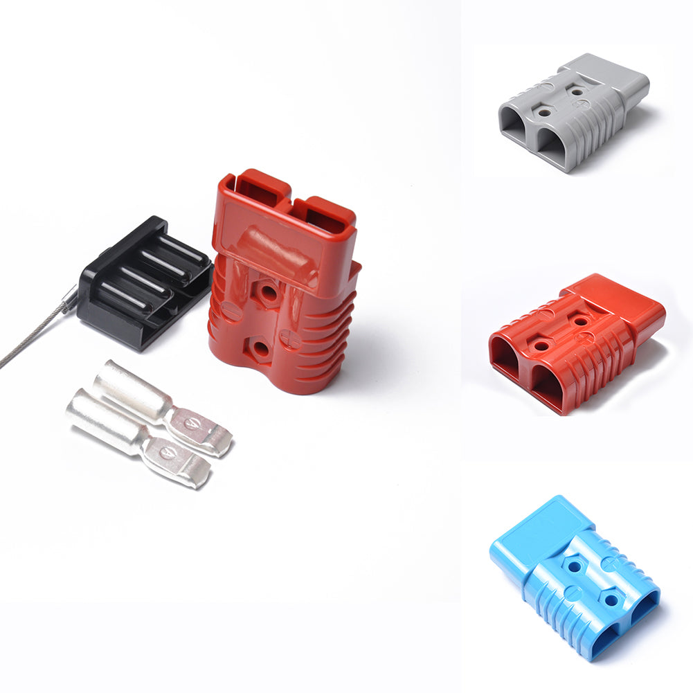 2Pcs Car Vehicle 175A 600V Battery Winch Power Trailer Plug Quick Connector
