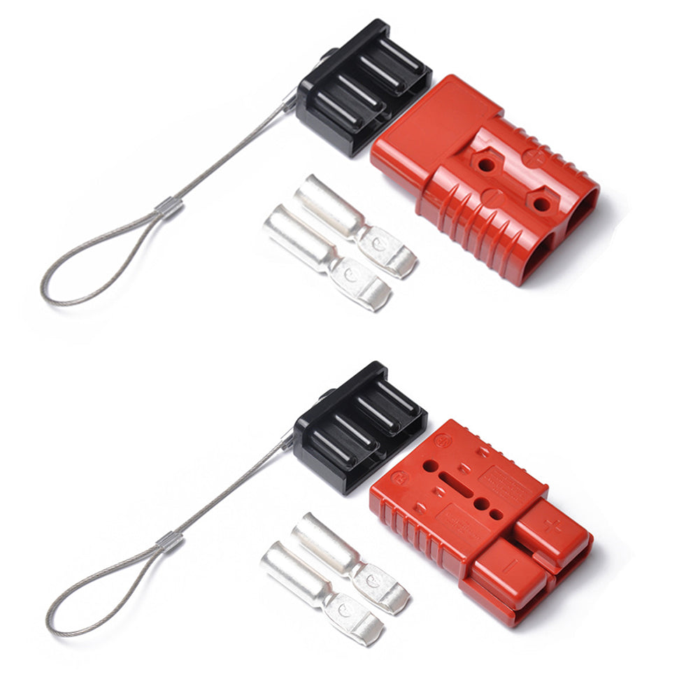 2Pcs Car Vehicle 175A 600V Battery Winch Power Trailer Plug Quick Connector