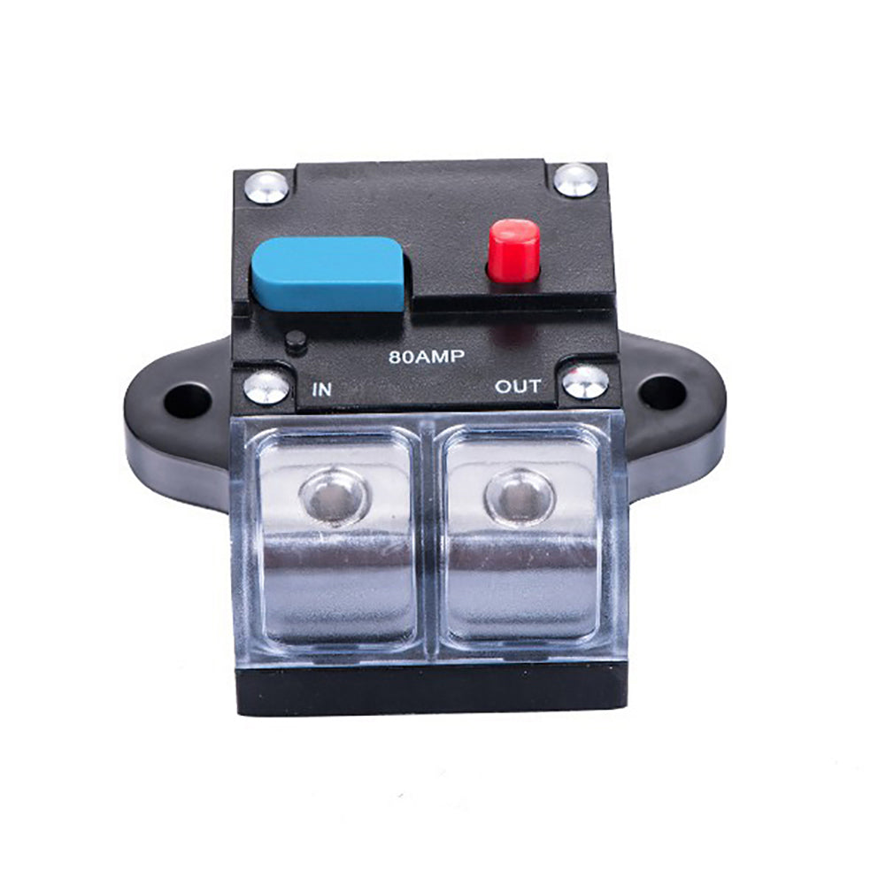 80A/100A/150A/200A/250A Car Boat Truck Stereo Audio Circuit Breaker Fuse Holder
