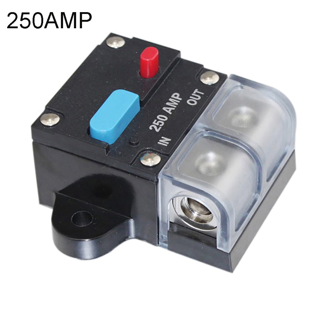 80A/100A/150A/200A/250A Car Boat Truck Stereo Audio Circuit Breaker Fuse Holder