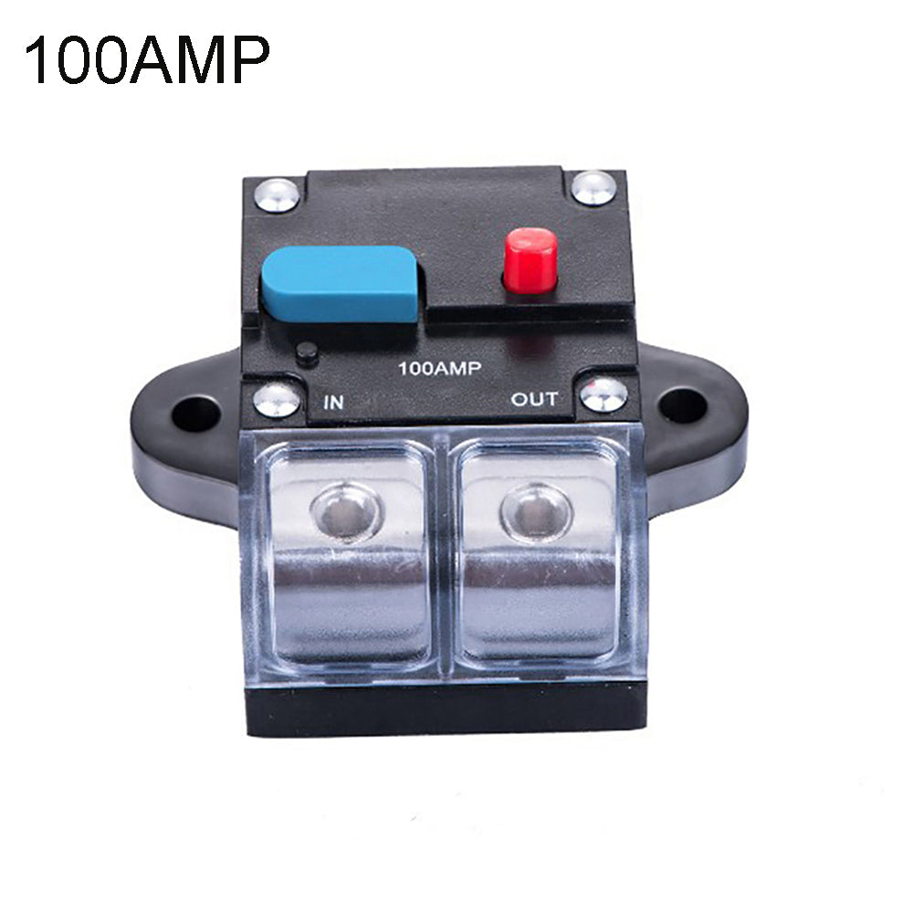 80A/100A/150A/200A/250A Car Boat Truck Stereo Audio Circuit Breaker Fuse Holder