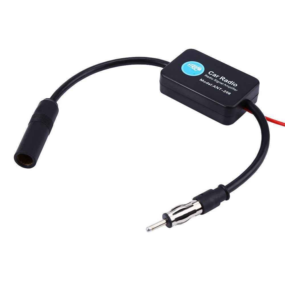 Car Truck Stereo Antenna FM AM Radio Inline Signal AMP Amplifier Booster Tool