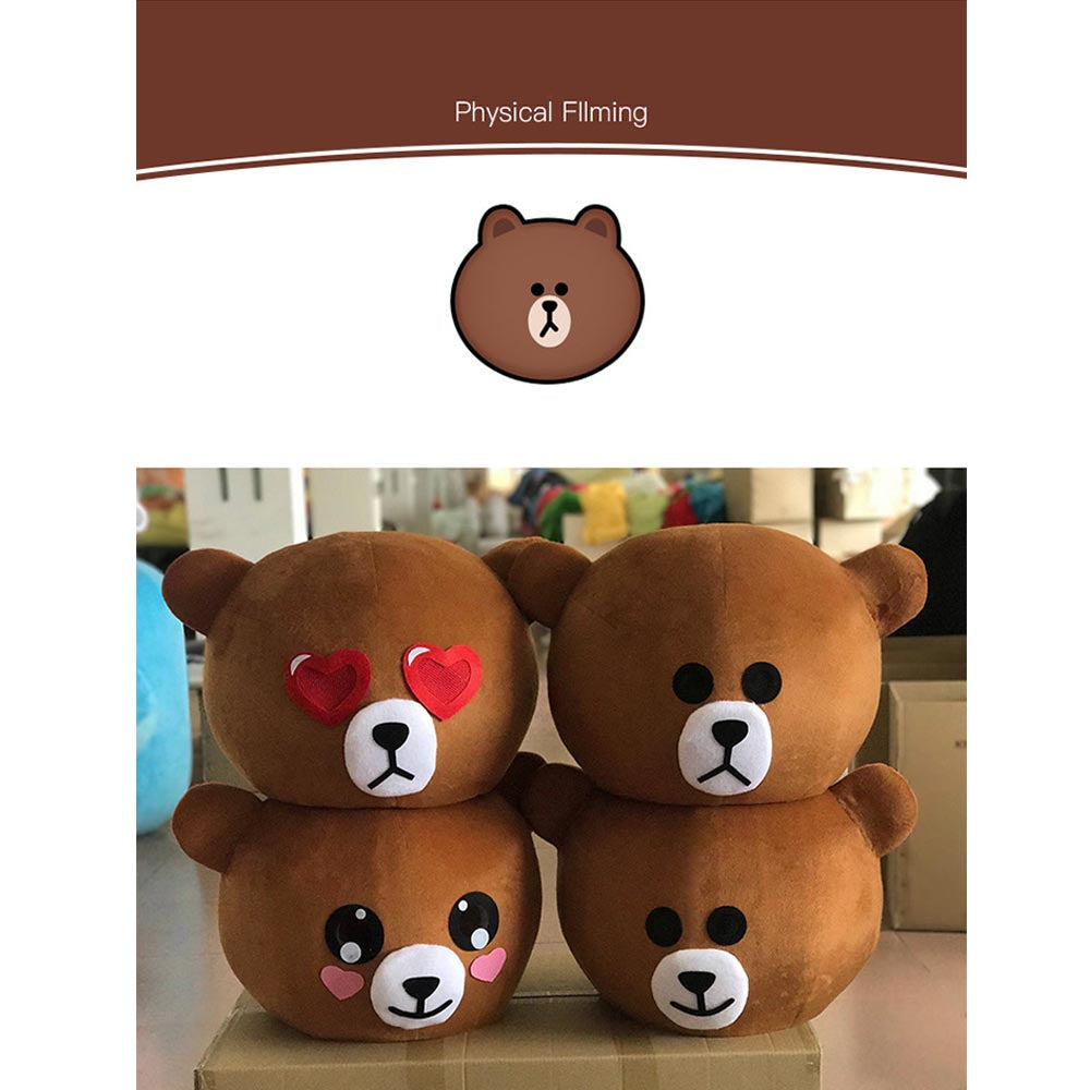 Unisex Brown Bear Dress Set Cartoon Doll Costume Bear Show Show Event Marriage Birthday Festival Props