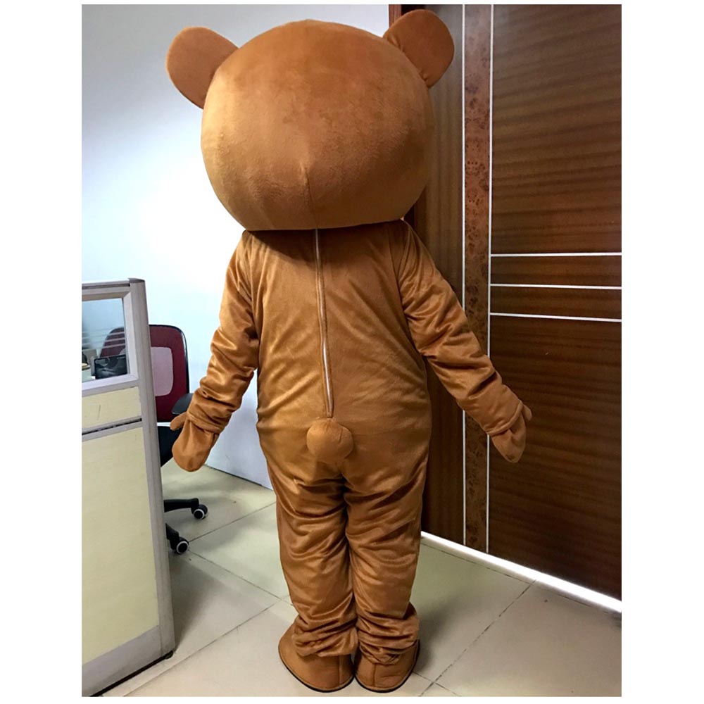 Unisex Brown Bear Dress Set Cartoon Doll Costume Bear Show Show Event Marriage Birthday Festival Props