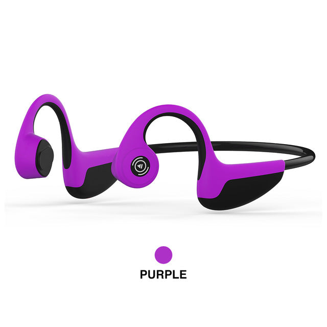 Bluetooth 5.0 S.Wear Z8 Wireless Headphones Bone Conduction Earphone Outdoor Sport Headset with Mic With Box