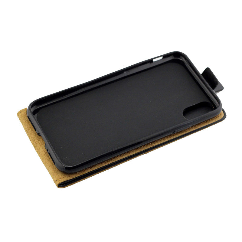 Business Leather Case For Coque iPhone XR Vertical Flip Cover Card Slot Cases For iPhone XR 6.1 inch Mobile Phone Bags