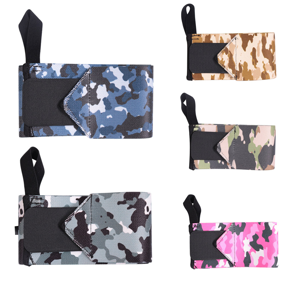 Camo Print Weight Lifting Wristband Fitness Sport Wrap Bandage Wrist Support