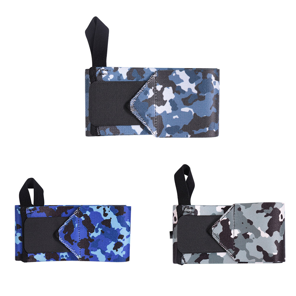 Camo Print Weight Lifting Wristband Fitness Sport Wrap Bandage Wrist Support