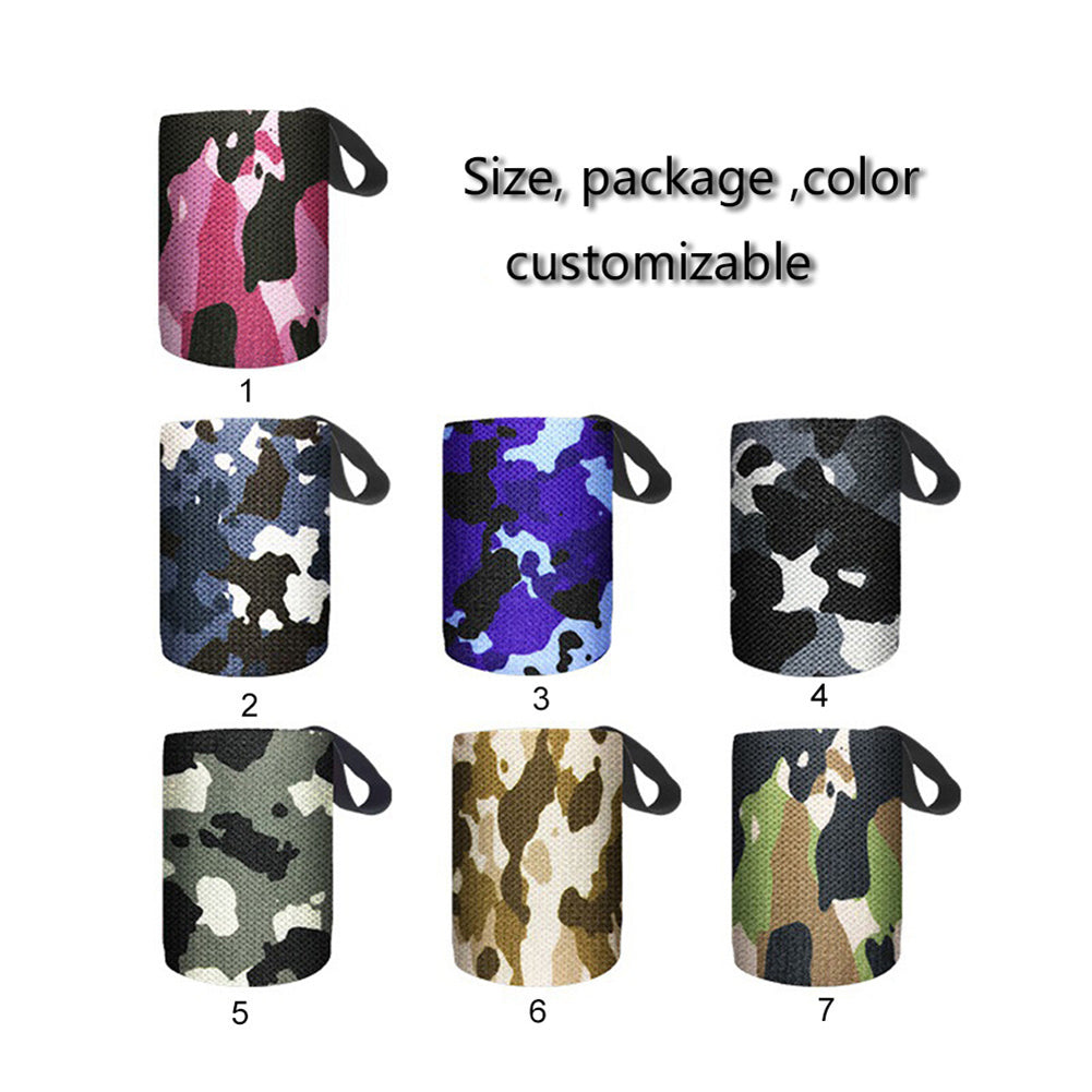 Camo Print Weight Lifting Wristband Fitness Sport Wrap Bandage Wrist Support