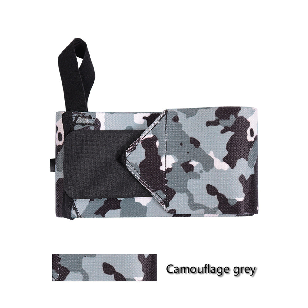 Camo Print Weight Lifting Wristband Fitness Sport Wrap Bandage Wrist Support