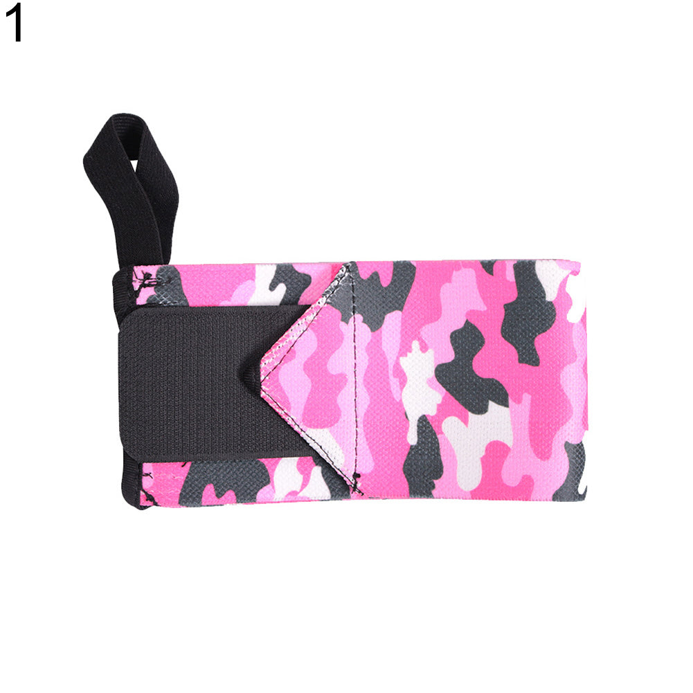 Camo Print Weight Lifting Wristband Fitness Sport Wrap Bandage Wrist Support
