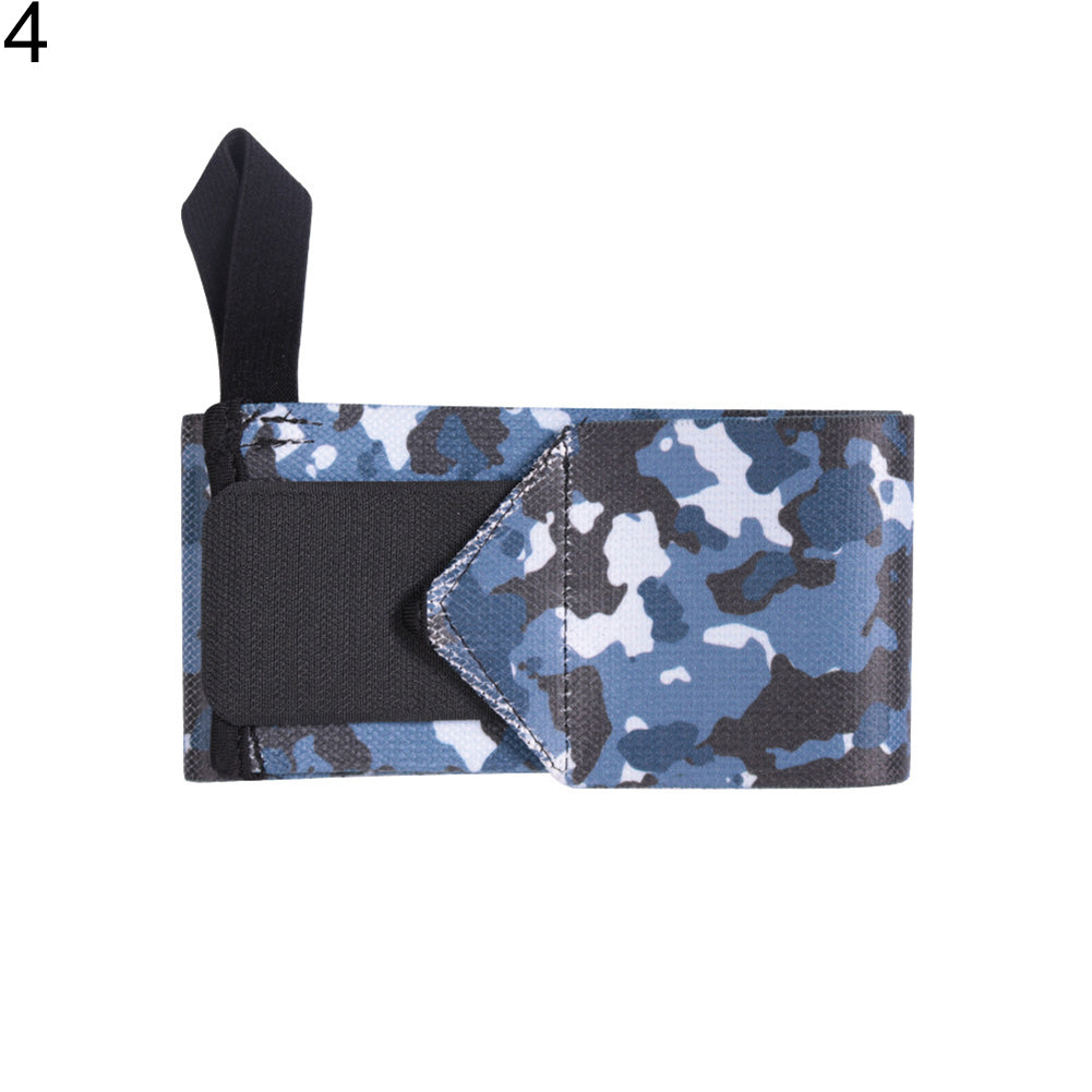Camo Print Weight Lifting Wristband Fitness Sport Wrap Bandage Wrist Support