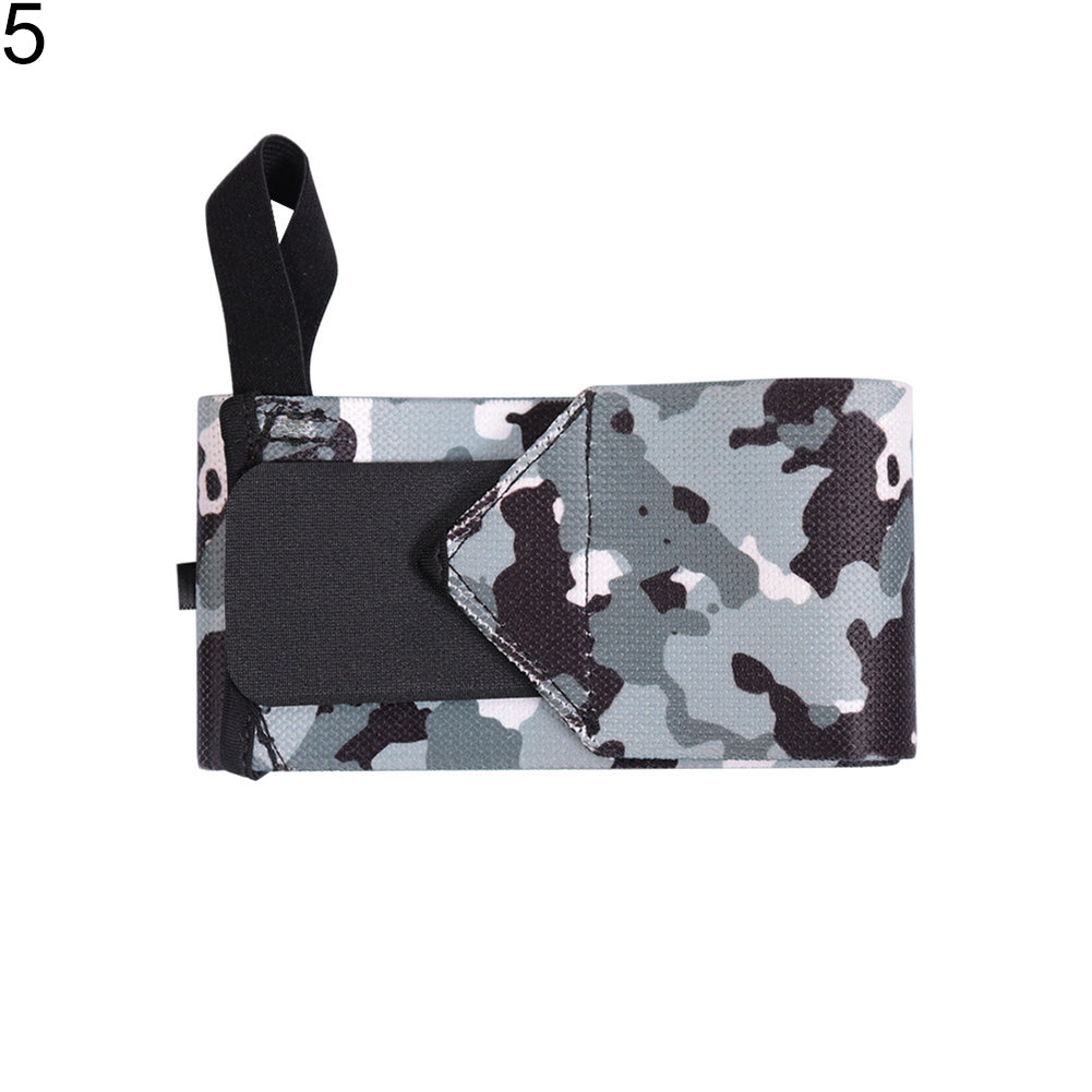 Camo Print Weight Lifting Wristband Fitness Sport Wrap Bandage Wrist Support