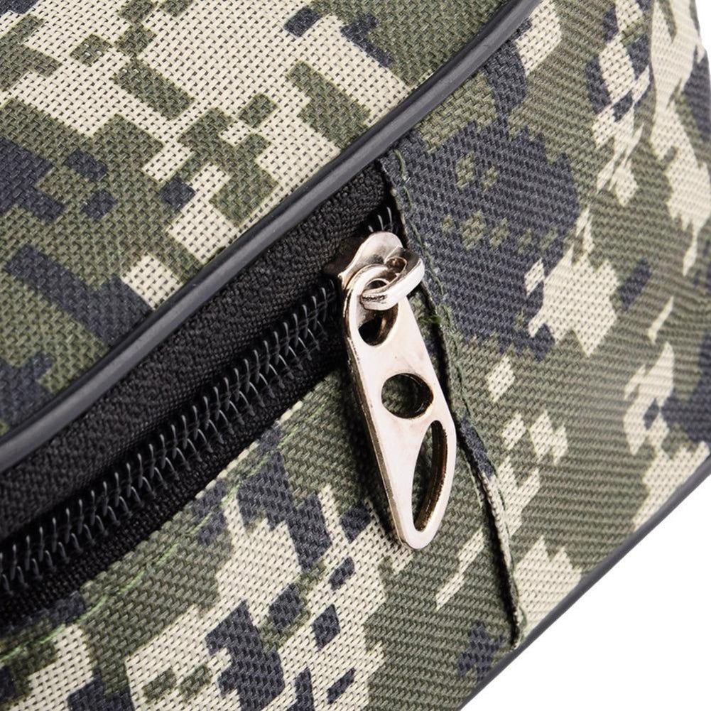 Outdoor Camouflage Fishing Reel Waist Bag Portable Tackle Holder Storage Pouch