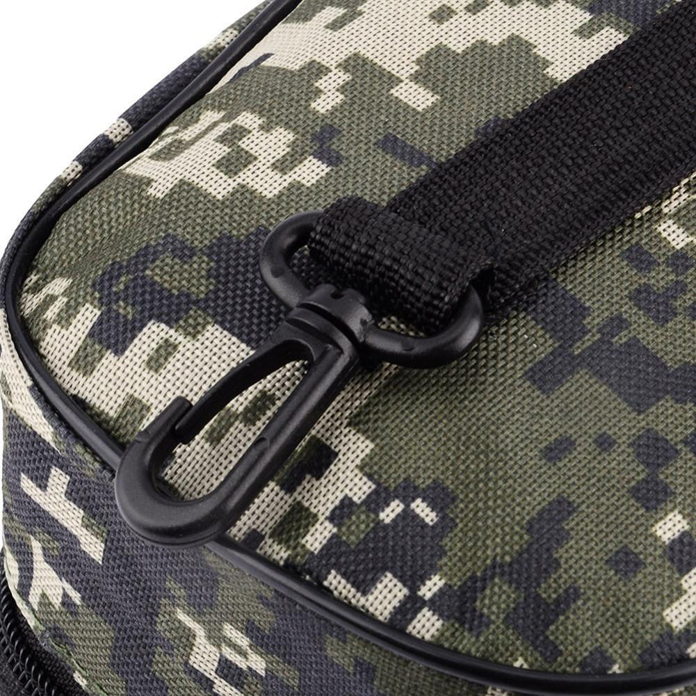 Outdoor Camouflage Fishing Reel Waist Bag Portable Tackle Holder Storage Pouch