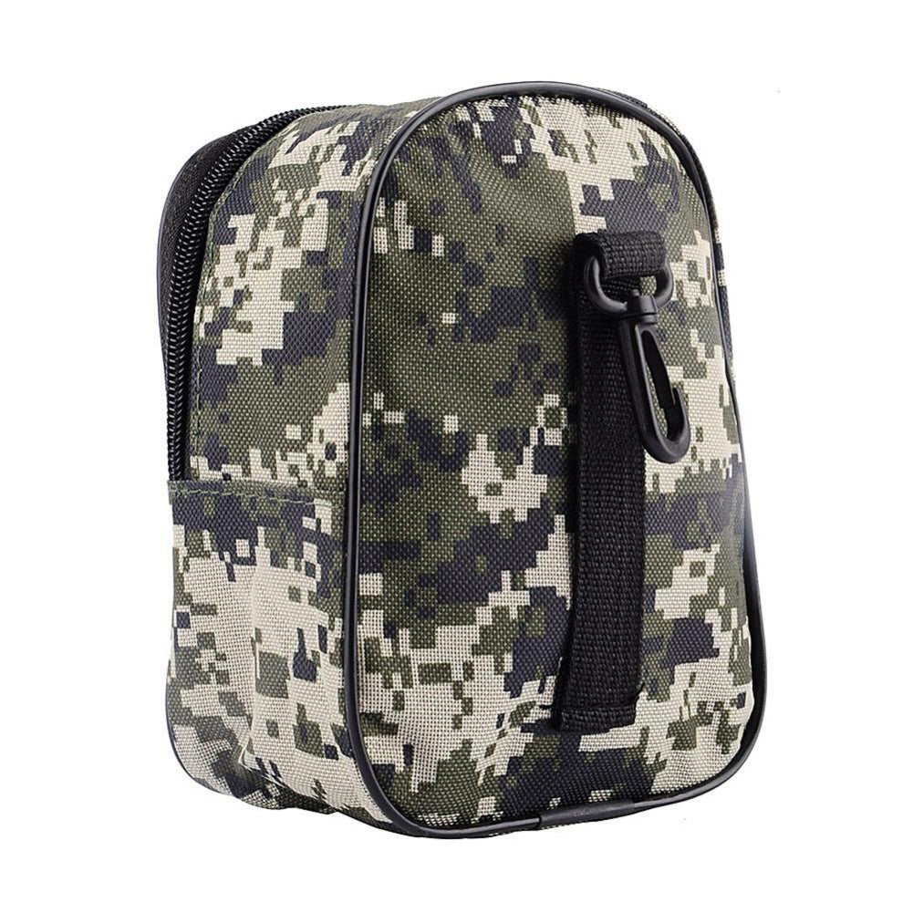 Outdoor Camouflage Fishing Reel Waist Bag Portable Tackle Holder Storage Pouch