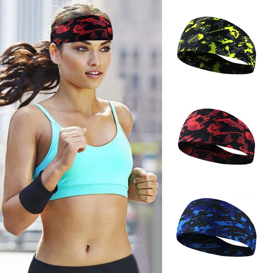 Breathable Jogging Gym Yoga Unisex Hair Band Sweat Absorbent Sports Headband