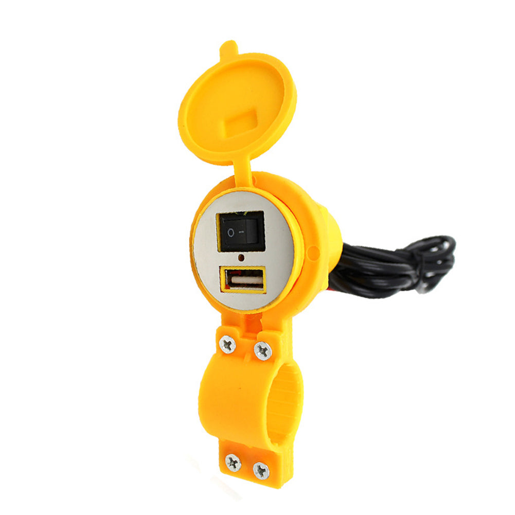 CS-277 Motorcycle Motorbike Waterproof Socket Power Adapter 1.5A USB Charger