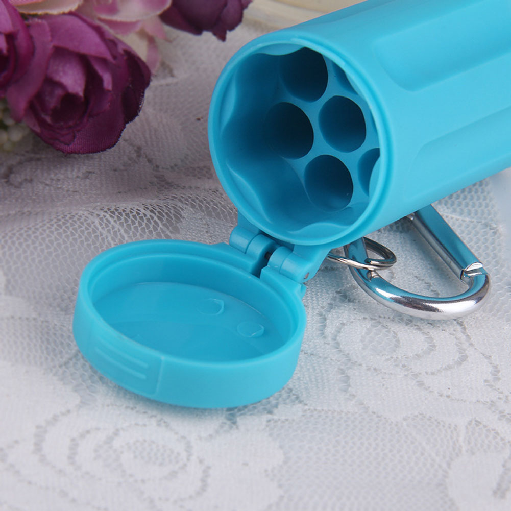 Durable Portable Mini Ashtray Pocket Keychain Car Outdoor Smoking Accessories