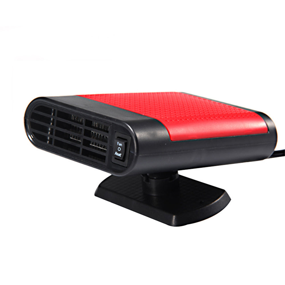 12V 360° Rotating Fast Heating Fan Heater Auto Car Vehicle Defroster Demister