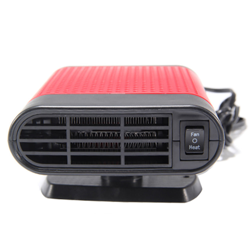 12V 360° Rotating Fast Heating Fan Heater Auto Car Vehicle Defroster Demister