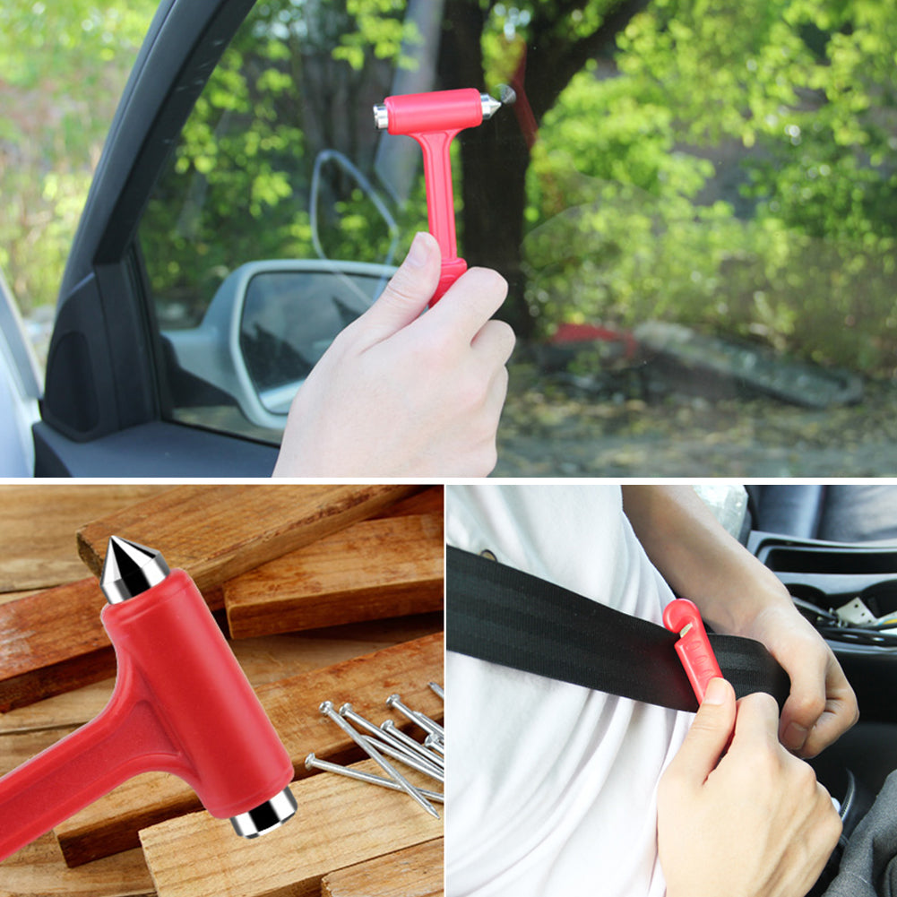 Car Vehicle Emergency Safety Hammer Seat Belt Cutter Window Breaking Escape Tool